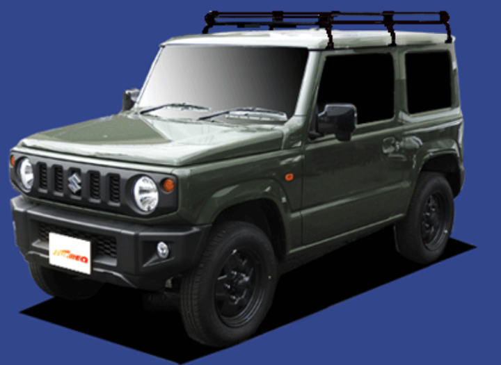 楽天市場】【個人宅】ジムニー JB64W 標準ルーフ 用 タフレック ルーフキャリア PL437B 黒塗装スチール 6本脚 ※メーカー直送のため交換・返品・キャンセル不可 : パーツキング楽天市場店 楽天市場】【個人宅】ジムニー JB64W 標準ルーフ 用 タフレック ルーフキャリア PL437B 黒塗装スチール 6本脚 ※メーカー直送のため交換・返品・キャンセル不可 : パーツキング楽天市場店