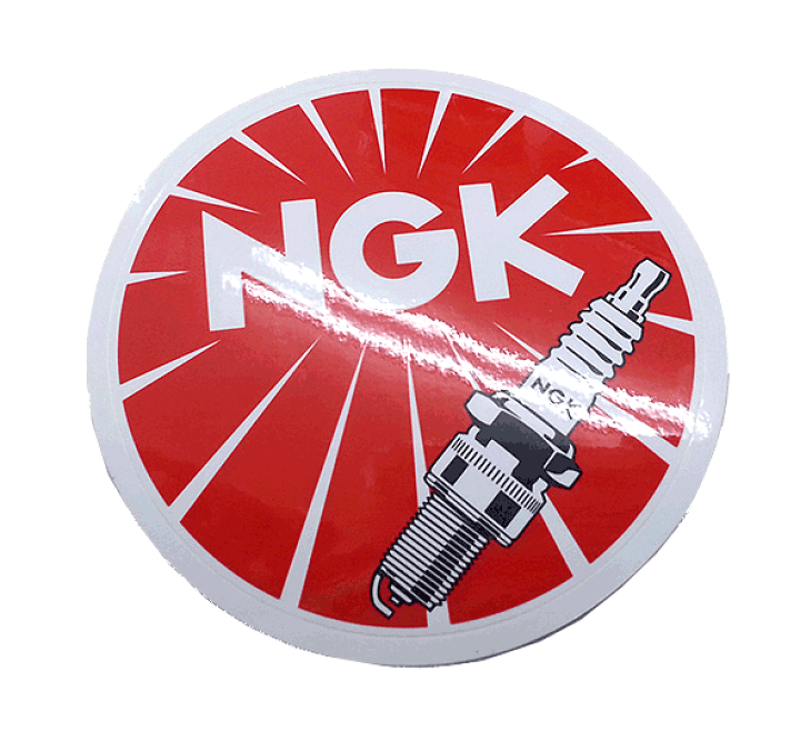 楽天市場】NGKステッカー 丸型 直径9cmシール マーク シンボル NGK
