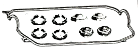 タペットカバーパッキン セット SP-0065 シビック EG4 1991年8月〜1992年8月