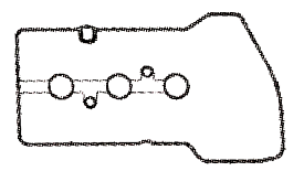タペットカバーパッキン SP-0118T ヴィッツ KSP90 2005年1月〜2010年12月 純正番号11213-40030