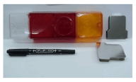 【P10倍●9/4〜9/11】ドーワ テ−ルランプレンズ DS-1134・DS-1135 左右セット パーツキング