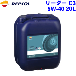 REPSOL C3 IC 5W-40 20L [_[W/LEADERV[Y 5W40 S, API SN/CF, ACEA C3 4֗p[^[IC v\ iIC p[cLO
