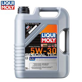 LIQUI MOLY（リキモリ） スペシャルテックLL 5W30 5L 20902 ドイツのオイル・ケミカルのトップメーカー 高性能エンジンオイル 自動車メーカーから承認（アプルーバル）されている製品 ガソリン・ディーゼル兼用 SN/CF A3/B4 水素化分解合成油