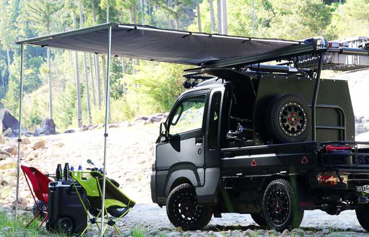 HARD CARGOキャリア、サイドオーニング　② 楽天市場】ハードカーゴ サイドオーニング（トラック専用