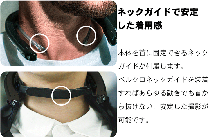 楽天市場】ミツバサンコーワ製 ウェアラブルレコーダー FITT360PBα ドラレコ カメラ 録画 首かけ ドライブレコーダー 自転車 徒歩 バイク  通勤 ２ボタンで簡単操作 前後 3アングル ネックガイド ベルト付 FITT360PBA : パーツキング楽天市場店