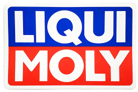 LIQUI MOLY リキモリ ステッカー 四角型 ロゴ デカール ポイント消化 普通郵便発送 シール サイズ：約8.6cm×約13cm
