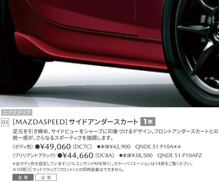 楽天市場】マツダ純正部品 ロードスター ND5RC NDERC用 サイド 楽天市場】マツダ純正部品 ロードスター ND5RC NDERC用 サイド