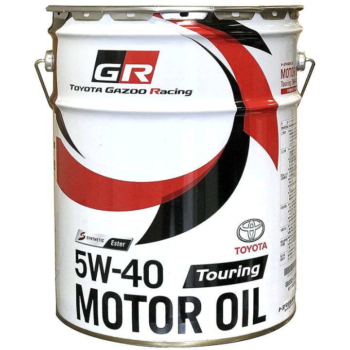 楽天市場】トヨタ純正 GR モーターオイル 5W-40 20L4サイクル