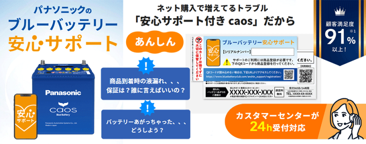 Panasonic caos カオス S-115 A4 カーバッテリー Panasonic CAOS N-S115/A4（アイドリングストップ車対応