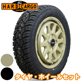 ハードカーゴ RANGER タイヤホイールセット お得なホイール+タイヤ+ナットセット タイヤ情報：YOKOHAMA GEOLANDAR X-AT LT165/65R14 81/78Q 6PR