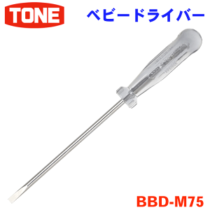 TONE �x�r�[�h���C�o�[ BBD-M75 ���^ �h���C�o�[ �ێ��h���C�o�[ �}�C�i�X ���� �~�j�h���C�o�[ �g�l (�|)0.4×3.0 �V���[�g