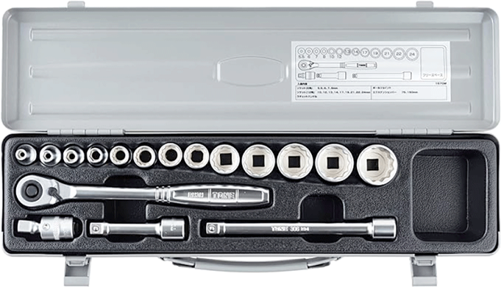 楽天市場】TONE ソケットレンチセット 1570M 工具セット 工具
