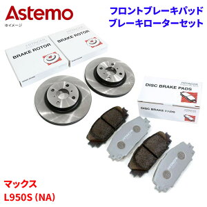 Astemo ���� �u���[�L�p�b�h �u���[�L���[�^�[ �_�C�n�c �}�b�N�X L950S (NA) �p�b�h�E���[�^�[�Z�b�g �t�����g �O�� HD001 D6-009BP A1T1 �p�[�c�L���O