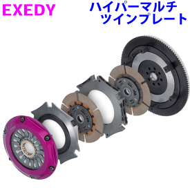 EXEDY ハイパーMULTI マルチ ツインプレート クラッチ MM022SD ランエボ 4 5 6 7 8 9 CN9A CP9A CT9A 用※取り寄せ商品の為、注文後キャンセル不可