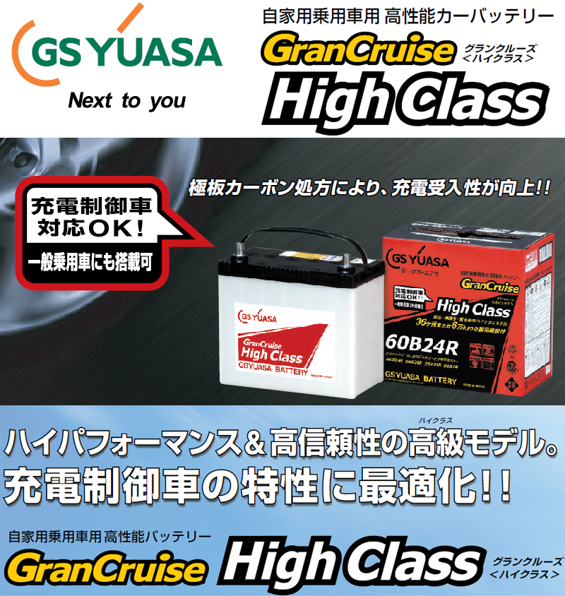 【楽天市場】GSユアサ 高性能カーバッテリー GHC-60B24Lトヨタ