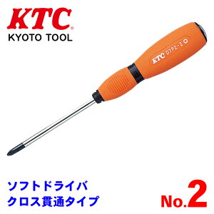 KTC �\�t�g�h���C�o �N���X�ђʃ^�C�v D7P2-2 �ђʃ^�C�v ��[�}�O�l�b�g�t�� �O���b�v�͊��ɂ₳�����G���X�g�}�[�f�� �p�[�c�L���O