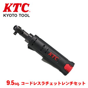 KTC 9.5sq.�R�[�h���X���`�F�b�g�����`�Z�b�gJTRE310 ���N���X�ŏ� �Ōy�� �e�B�[�W���O�X���b�g�����̗p LED���C�g���_�ł��[�d�̃^�C�~���O�����m�点 �w�b�h��[����H�`����̗p �p�[�c�L��