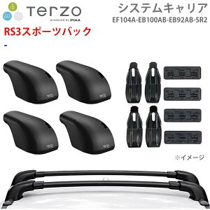 TERZO �e���b�c�H �V�X�e���L�����A RS3�X�|�[�c�o�b�N ��䕪 EF104A EB100AB EB92AB SR2 �t�b�g �G�A���o�[ ��t�z���_�[ �p�[�c�L���O E1E1