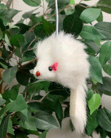 ネズミ君のおもちゃ 1個（猫ちゃん用)【ゴムヒモ　約10cm】キャットタワー部品　キャットタワー 交換 部品 パーツ catwings キャットウイングス