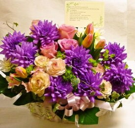 [最短翌日届][送料無料]お洒落季節アレンジ　楽屋花　誕生日花　御祝花　開店祝い花　イベント花」【HLS_DU】【RCP】【楽ギ合格祝　入学祝　卒業祝　御祝花　フ_メッセ入力】【オススメ】【売れ筋】秋桜　叙勲祝