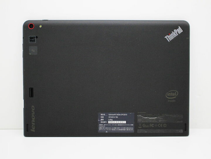 楽天市場 タブレットpc Windows10 Lenovo Thinkpad 10 e4a01bjp Atom X7 Z8700 1 6ghz メモリ 4gb Emmc 64gb ウルトラブックキーボード Esk 316a Bランク E4t 中古 Pcショップeyes