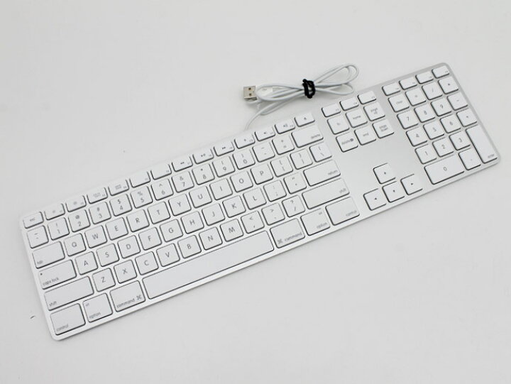楽天市場】Apple MB110LL/B US配列 英語キーボード 有線 アップル 
