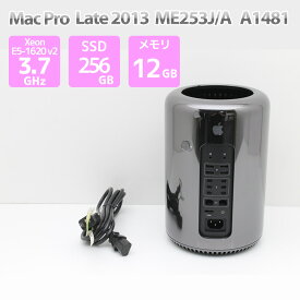 Apple Mac Pro Late 2013 ME253J/A デスクトップパソコン A1481 Xeon E5-1620 v2 3.7GHz メモリ 12GB SSD 256GB AMD FirePro D300 2GB（デュアル）搭載 アップル マックプロ Cランク M83H 中古