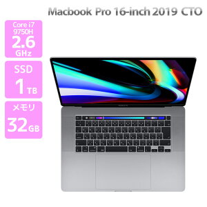 A�����N Apple Macbook Pro 16-inch,2019 CTO �X�y�[�X�O���C Core i7 9750H 2.6GHz ������ 32GB SSD 1TB A2141 AMD Radeon Pro 5600M 8GB K21H�yMacbook �}�b�N�u�b�N�z�m�[�g�p�\�R��