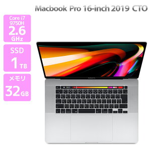 A�����N Apple Macbook Pro 16-inch,2019 CTO �V���o�[ Core i7 9750H 2.6GHz ������ 32GB SSD 1TB A2141 AMD Radeon Pro 5600M 8GB K24H�yMacbook �}�b�N�u�b�N�z�m�[�g�p�\�R��