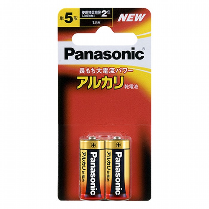 アルカリ乾電池 使用推奨期限2年 WEB限定 パナソニック アルカリ乾電池単5形2本パック LR1XJ 即納 2B Panasonic セール特価 送料無料