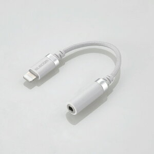 ELECOM Lightning-��3.5mm�X�e���I�~�j�W���b�N�ϊ��P�[�u��(���ϋv) MPA-L35S01WH �z���C�g �G���R���y���[�E���������z