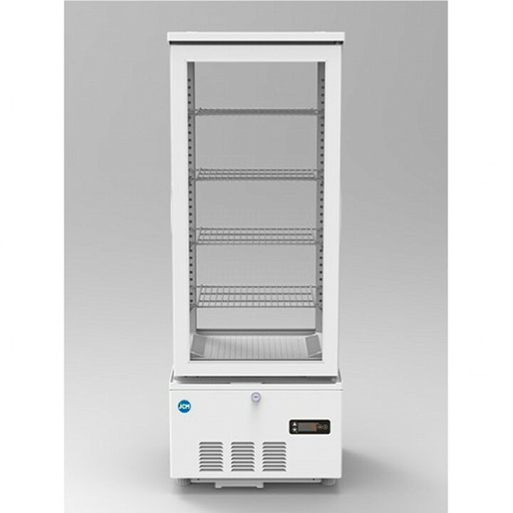 楽天市場】JCM 4面ガラス冷蔵ショーケース 片面扉 2℃〜12℃ 92L JCMS-98 