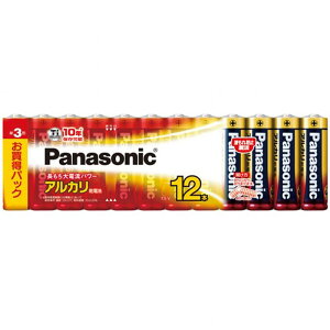 パナソニック アルカリ乾電池単3形12本パック LR6XJ/12SW Panasonic【即納・送料無料】
