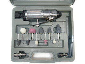 【スーパーSALE限定価格】ミニエアリューターセット ミニエアグラインダーキット 砥石付き 3mmシャンク 6mmシャンク対応 変換コレット付 ミニリューター セット 60日安心保証付 送料無料