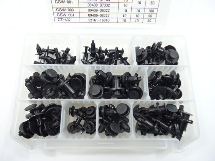 楽天市場 プッシュリベット プッシュクリップ セット 樹脂リベット パネルクリップ 内張りクリップ 内張りリベット 国産車用 日産 トヨタ ホンダ スズキ 100個入り 車とバイクの整備用工具 Perotools