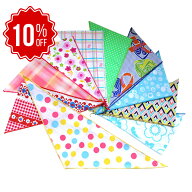 【20時から10%OFFクーポン】バンダナ ペット用 Sサイズ MIX 10枚入り 柄はおまかせ ミックス