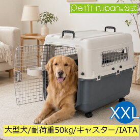 【おすすめ】ペットキャリーDX100 XXL 大型犬 超大型犬 キャスター付き ペット キャリー キャリーケース コンテナ クレート ハードキャリー ペットクレート ペットケンネル IATA基準