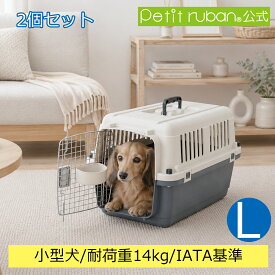 【おすすめ】2個セット ペットキャリーDX60 L 小型犬 犬 ペット キャリー キャリーケース コンテナ クレート ハードキャリー ペットクレート ペットケンネル ペットケンネル IATA基準