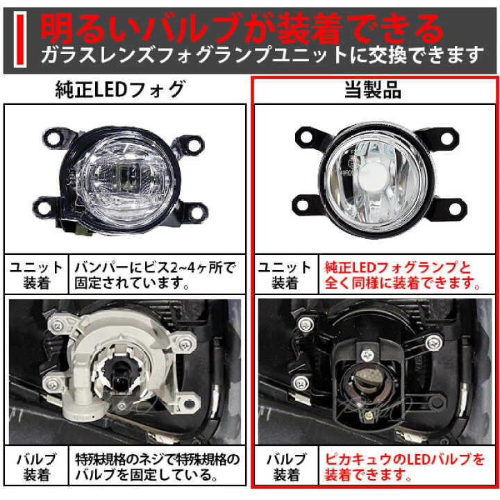 楽天市場 トヨタ純正 Ledフォグランプと交換が可能なフォグランプユニット トヨタ車対応 Micro マイクロ ガラスレンズフォグランプユニット 小型 バルブ規格 H11 バルブ別売 Eマーク認証済み 44 B 1 メール便不可 ピカキュウ楽天市場店