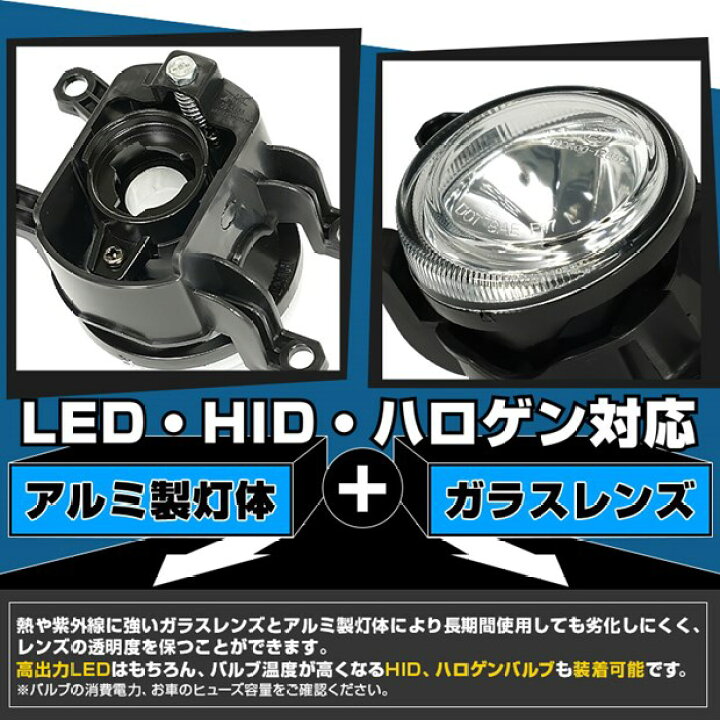 楽天市場】クリアレンズ単品☆トヨタ 純正 MICRO型 LEDフォグランプと 