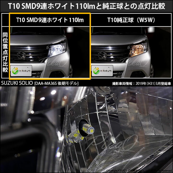 楽天市場】【車幅灯】スズキ ソリオ MA26S/36S/46S ポジションランプ 