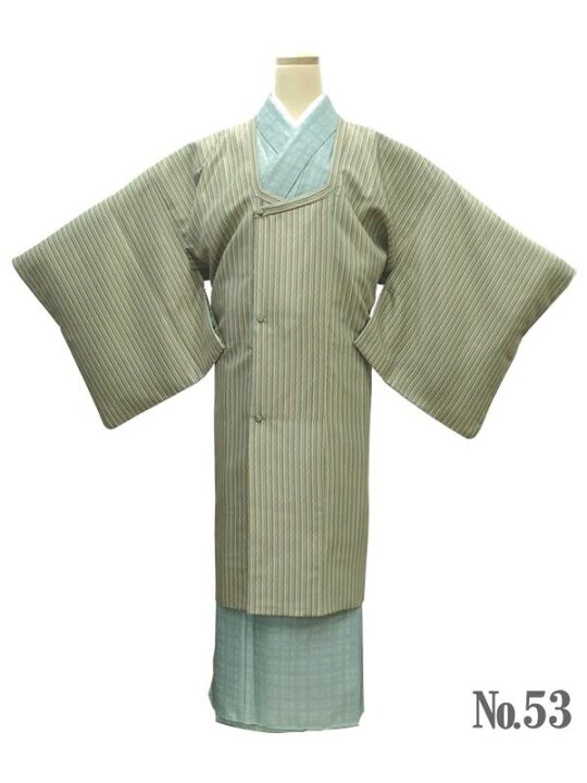 楽天市場】【オシャレきもの】【道行コート】H・L 道行【53】【54】緑 