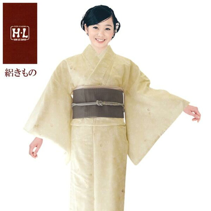 楽天市場】【絽の夏きもの】H・L 着物 小紋【着物単品】ダスティカラー 