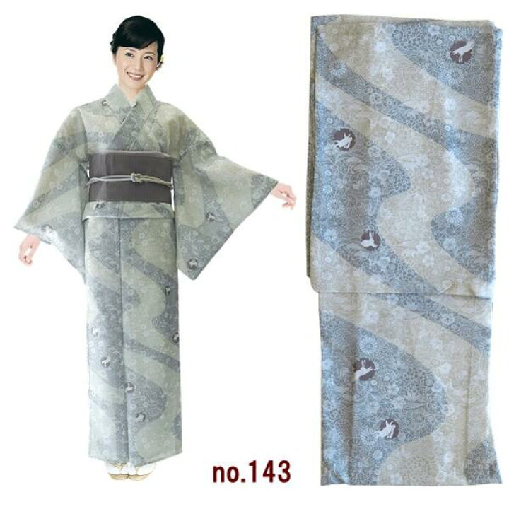 楽天市場】【絽の夏きもの】H・L 着物 小紋【着物単品】ダスティカラー 