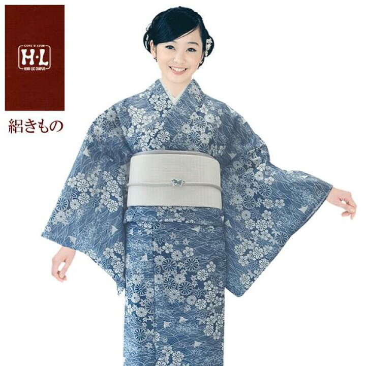 楽天市場】【絽の夏きもの】H・L 着物 小紋【着物単品】ダスティカラー 