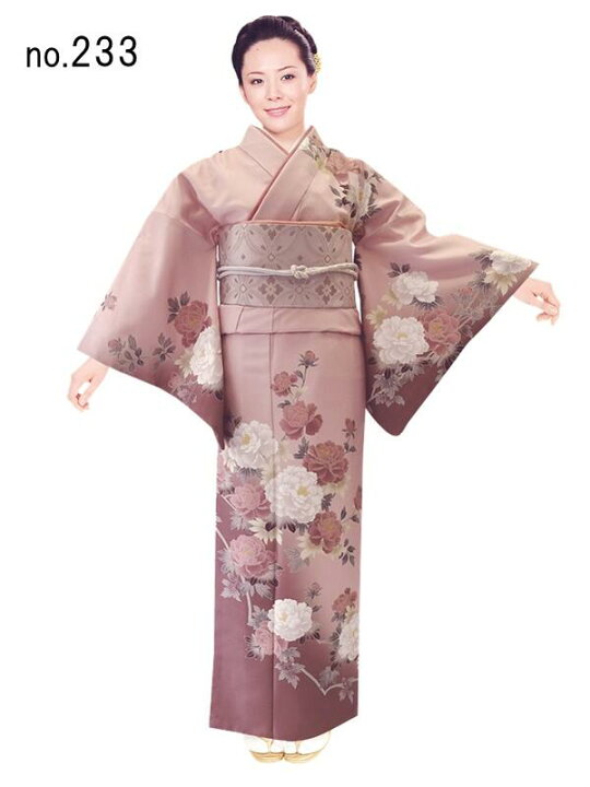 楽天市場】【訪問着】【単品】H.L 洗える着物 訪問着 ダスティカラー 