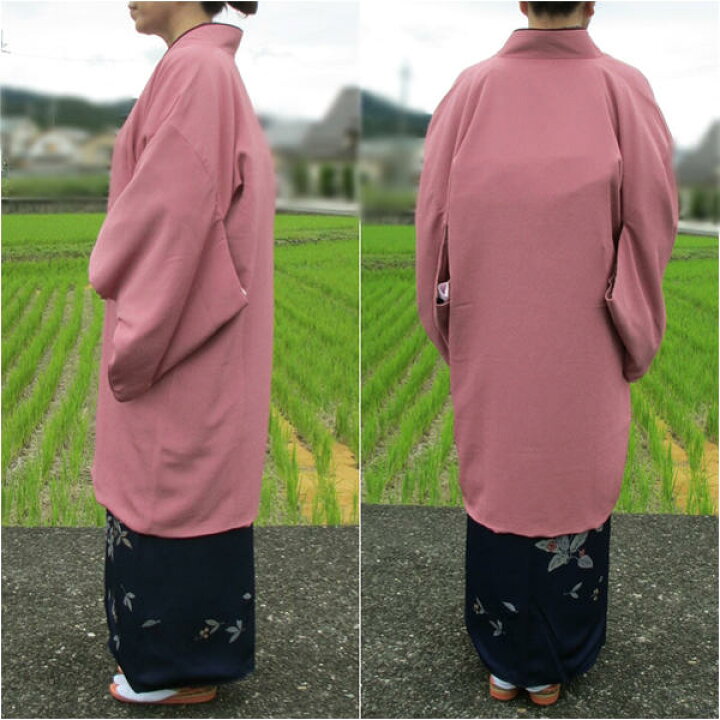 楽天市場】【ちりめん無地道中着】和装コート 3322 【日本製  