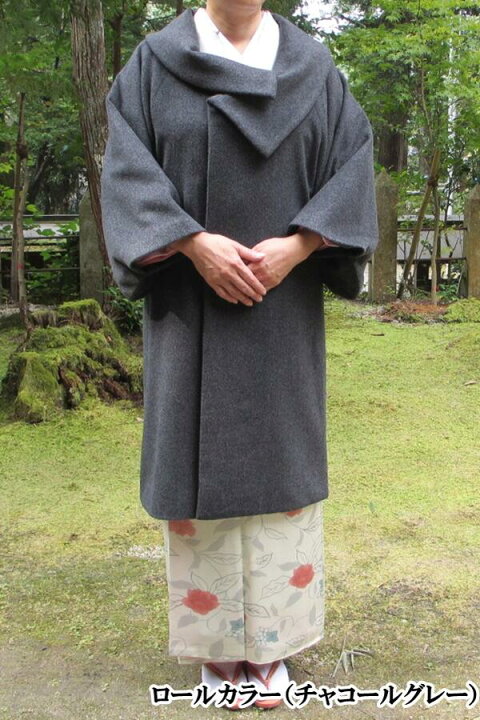 楽天市場】【和装コート】カシミヤ混 シャルム加工【ヘチマ衿3630 