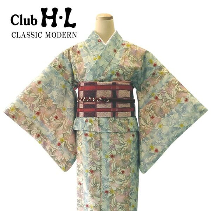 楽天市場】【クラシックモダンきもの】【着物単品】H・L 着物【No.301  