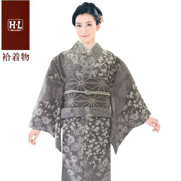 楽天市場】【小紋袷きもの】H・L 着物【着物単品】ダスティカラー【No 